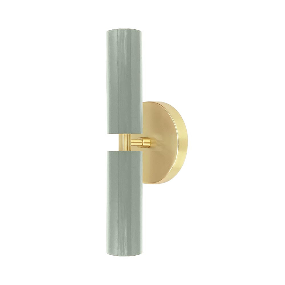 Brass and spa color Ruler sconce Dutton Brown lighting