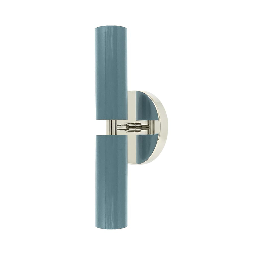 Nickel and python green color Ruler sconce Dutton Brown lighting