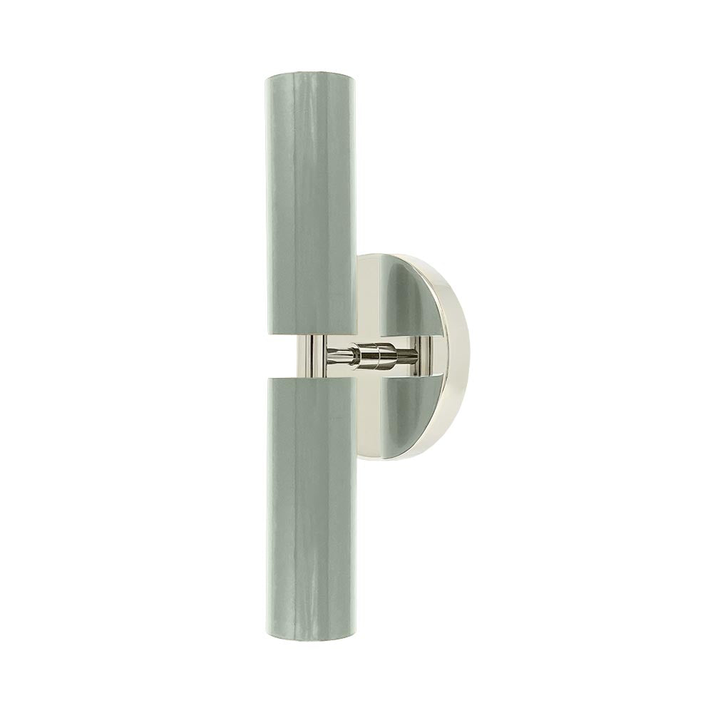 Nickel and spa color Ruler sconce Dutton Brown lighting