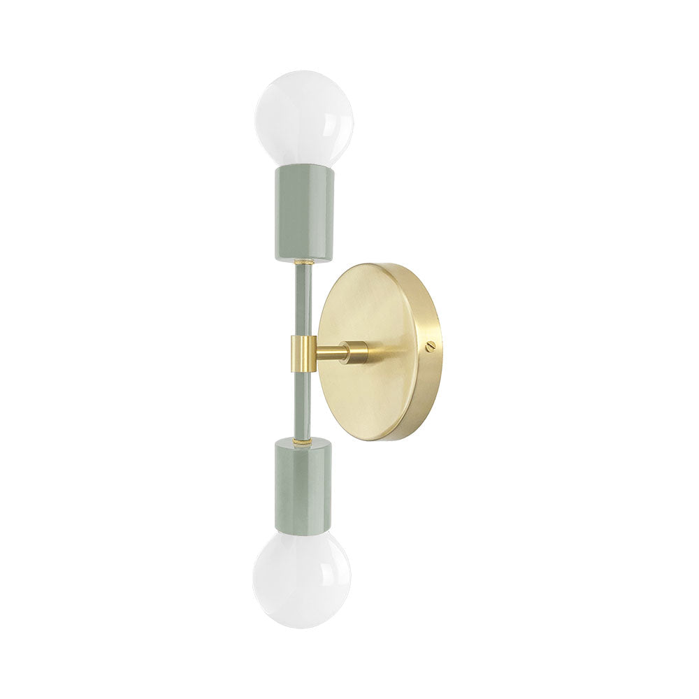 Brass and spa color Scepter sconce 10" Dutton Brown lighting