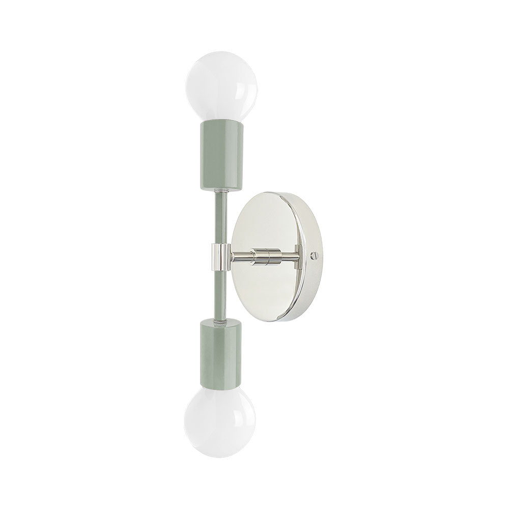 Nickel and spa color Scepter sconce 10" Dutton Brown lighting