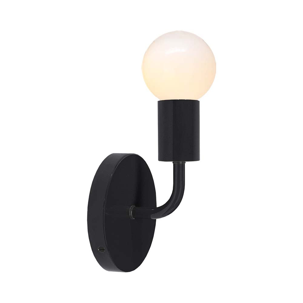 Black and black color Snug sconce Dutton Brown lighting