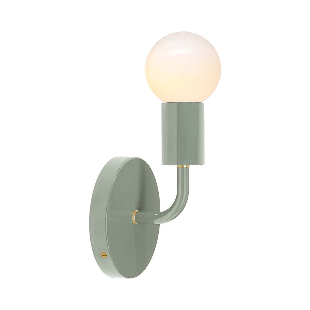 Brass and spa color Snug sconce Dutton Brown lighting
