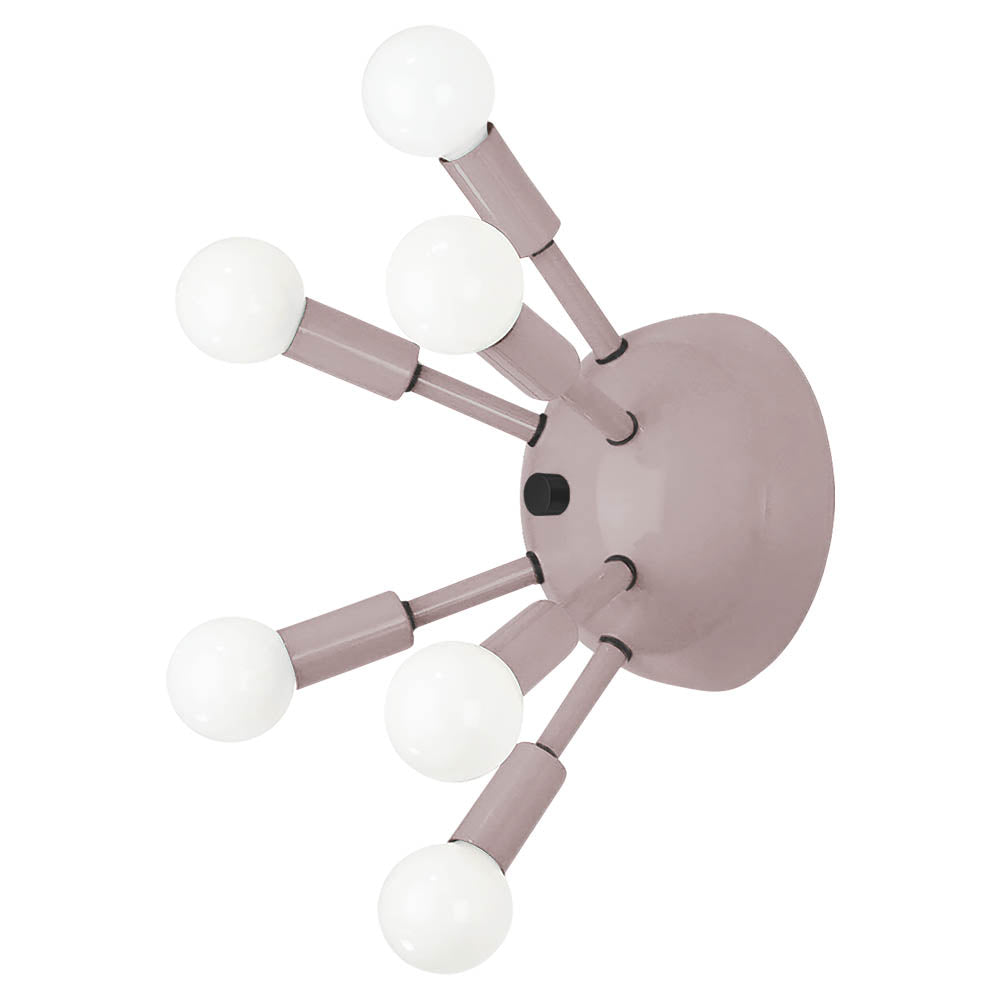 Black and barely color Sputnik sconce Dutton Brown lighting