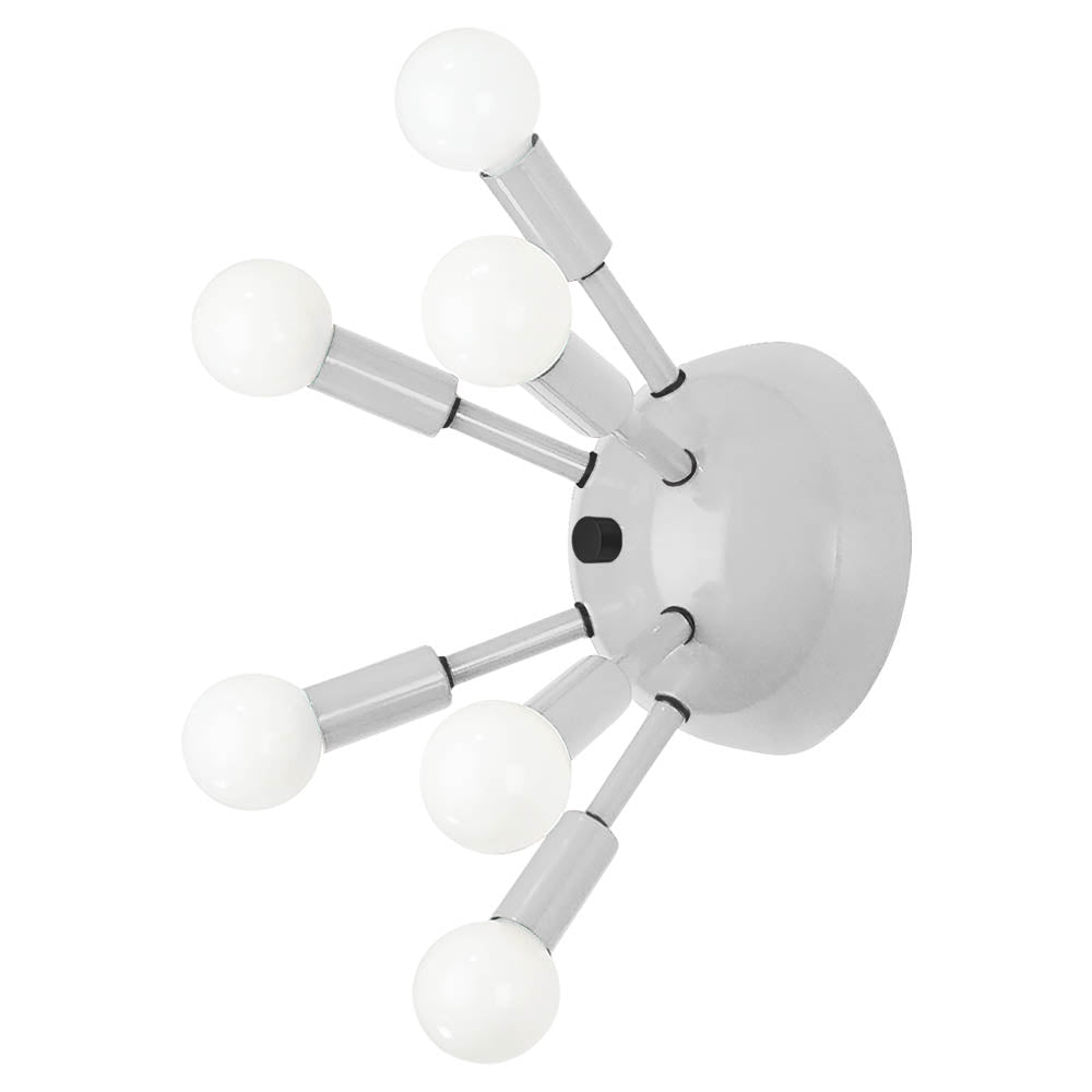 Black and chalk color Sputnik sconce Dutton Brown lighting