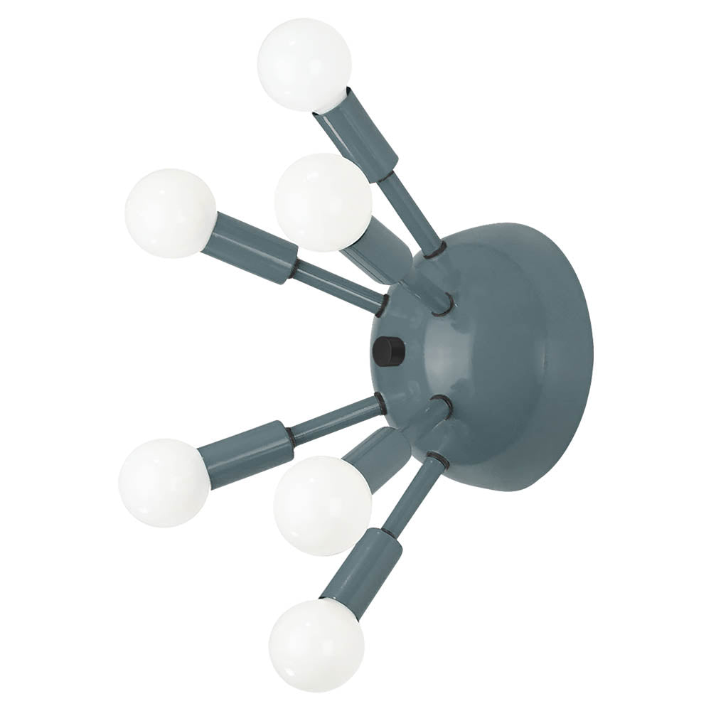 Black and lagoon color Sputnik sconce Dutton Brown lighting