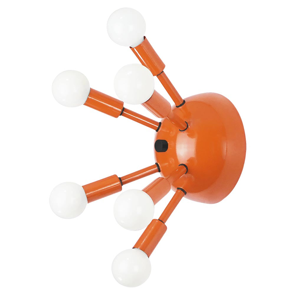 Black and orange color Sputnik sconce Dutton Brown lighting