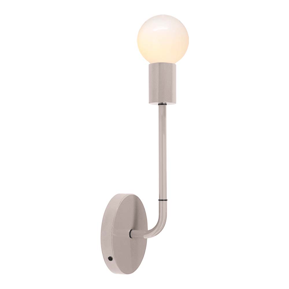 Black and barely color Tall Snug sconce Dutton Brown lighting