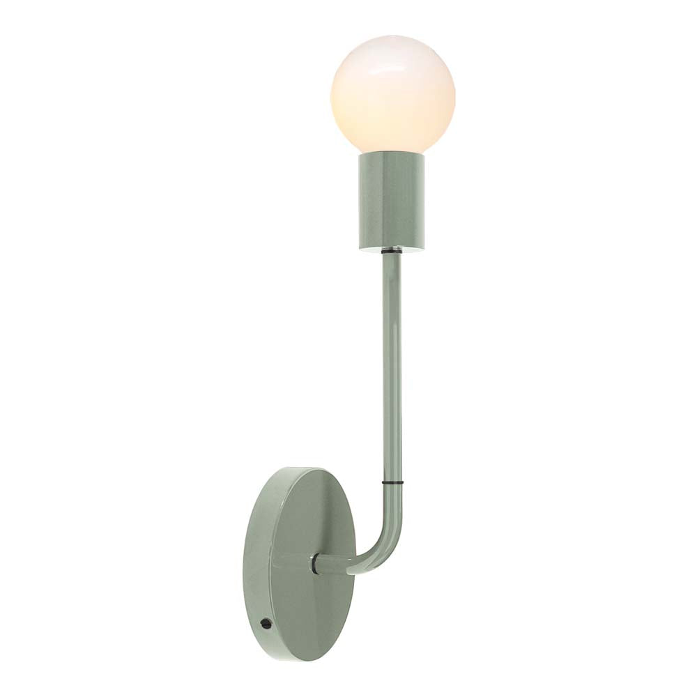 Black and spa color Tall Snug sconce Dutton Brown lighting