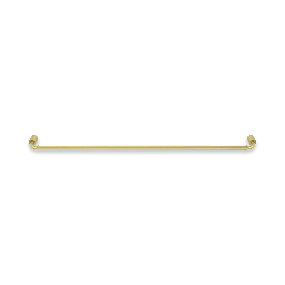 Brass Throne towel bar 24" Dutton Brown hardware _hover