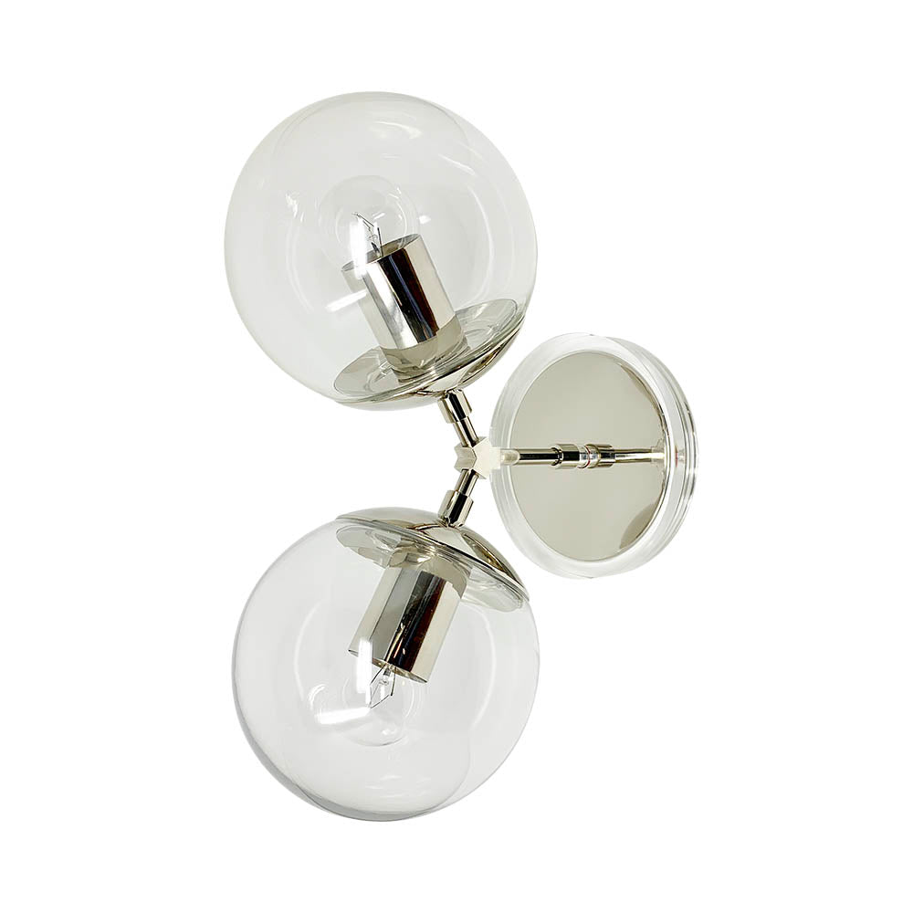 Nickel Visage sconce 6" Dutton Brown lighting